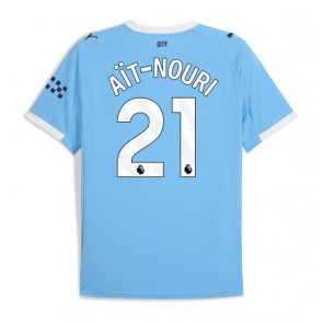 Lacne Muži Futbalové dres Manchester City Rayan Ait-Nouri #21 2025-26 Krátky Rukáv - Domáci